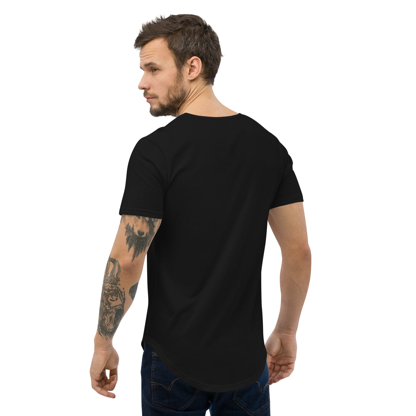 Awakened Collection Men's Curved Hem T-Shirt