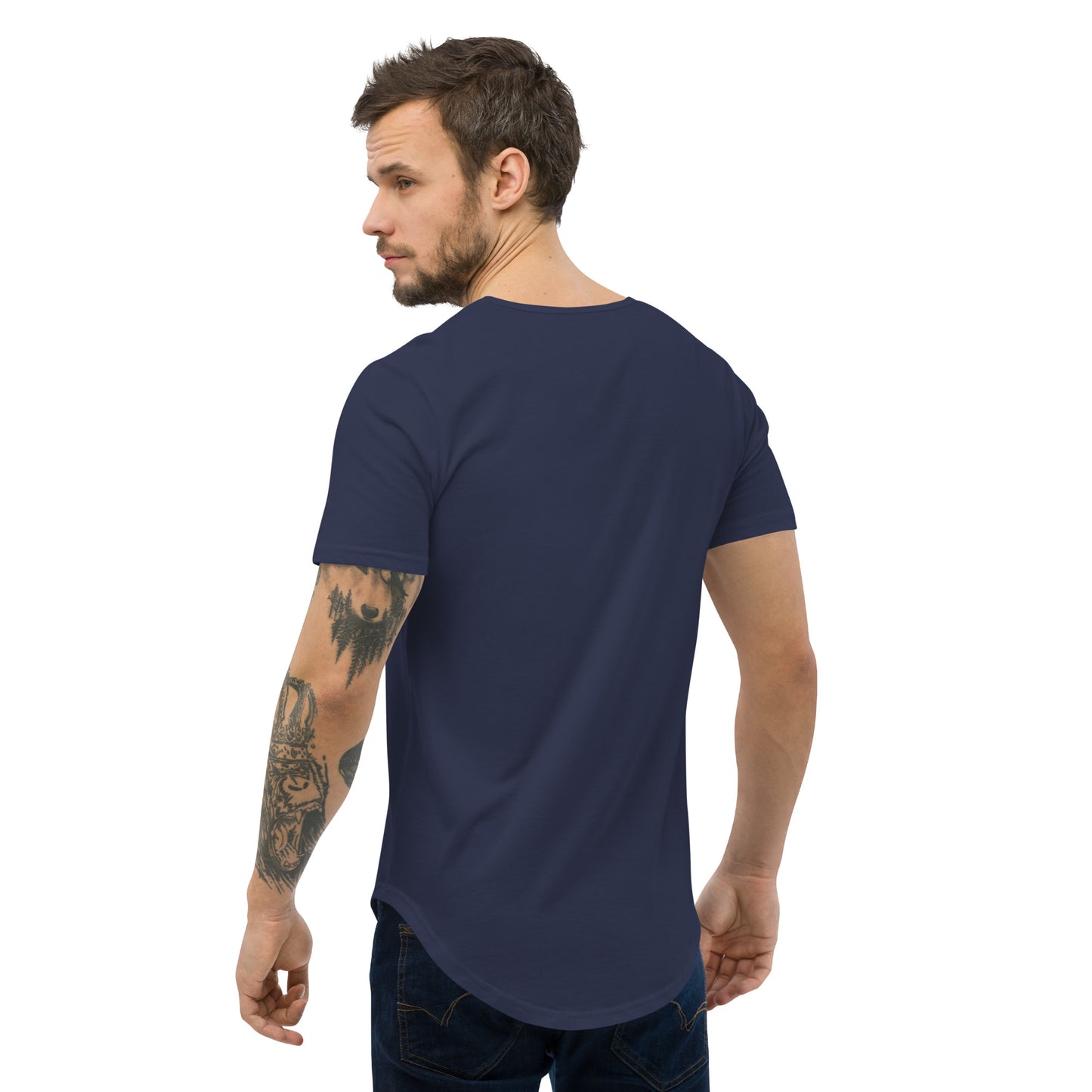 Awakened Collection Men's Curved Hem T-Shirt