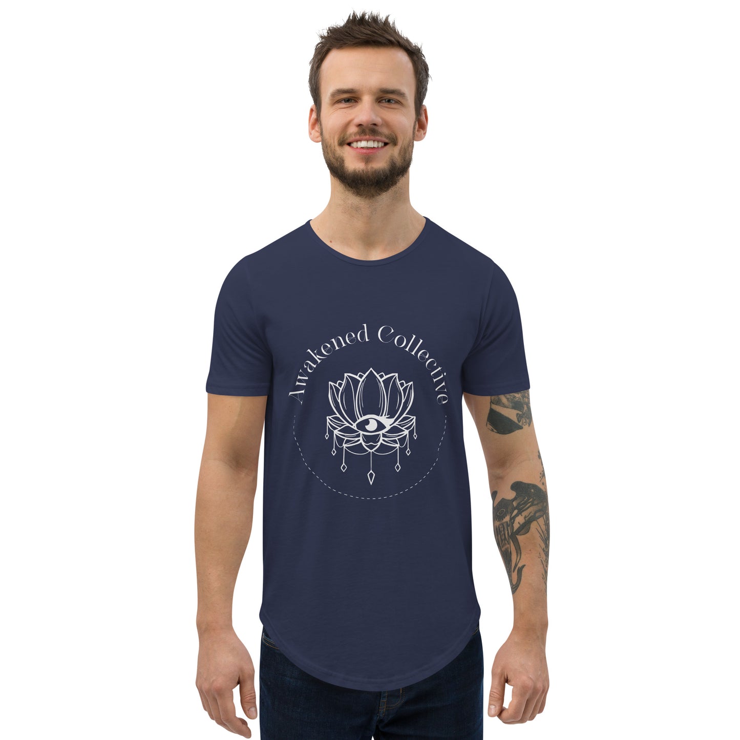 Awakened Collection Men's Curved Hem T-Shirt