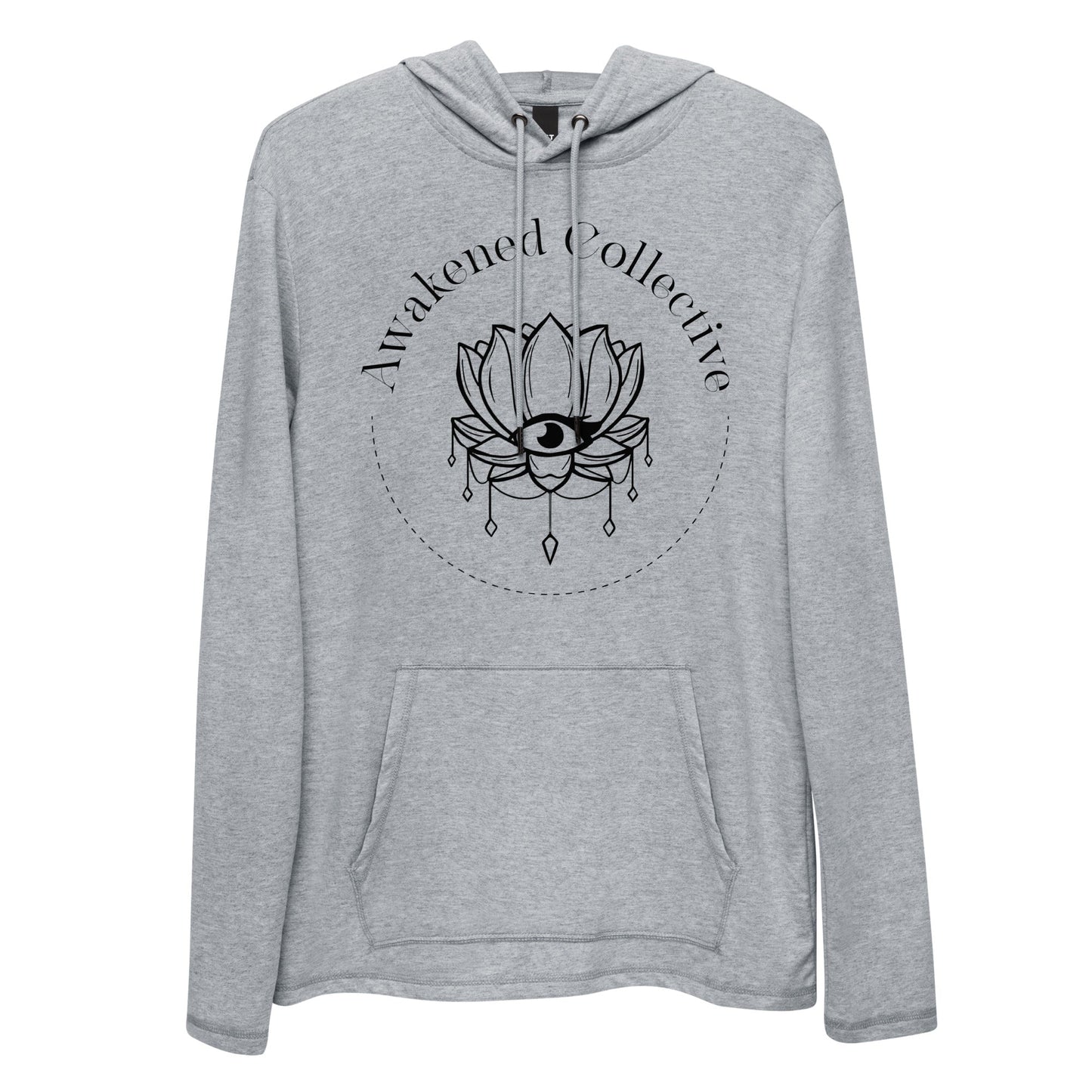 Awakened lightweight hoodie in Light Heather Grey – original product reference