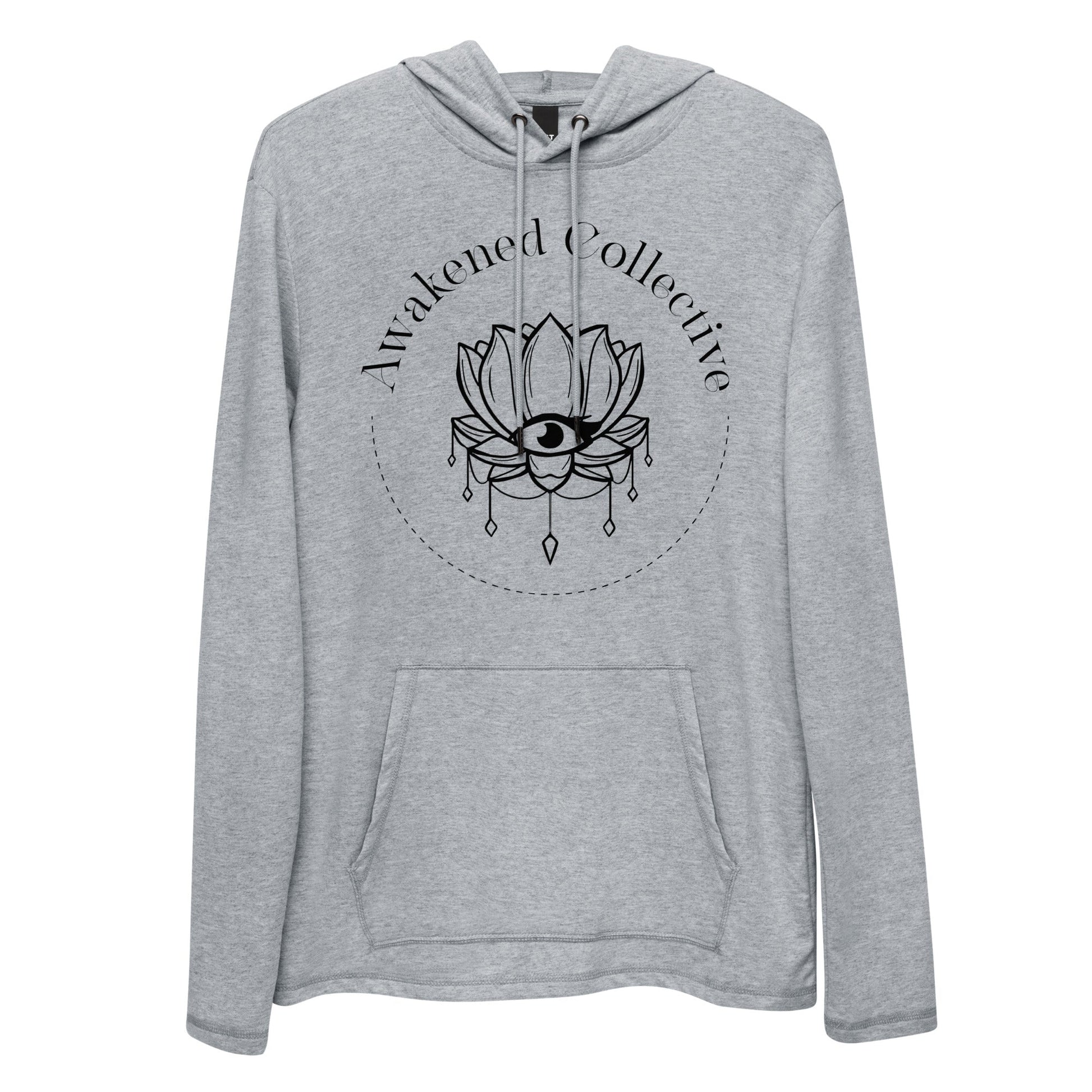Awakened lightweight hoodie in Light Heather Grey – original product reference