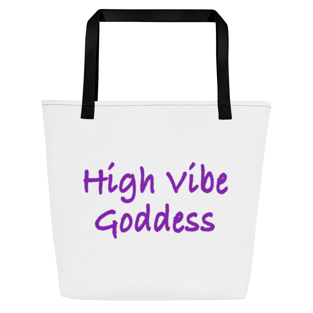 High Vibe Goddess . . . Large Tote Bag