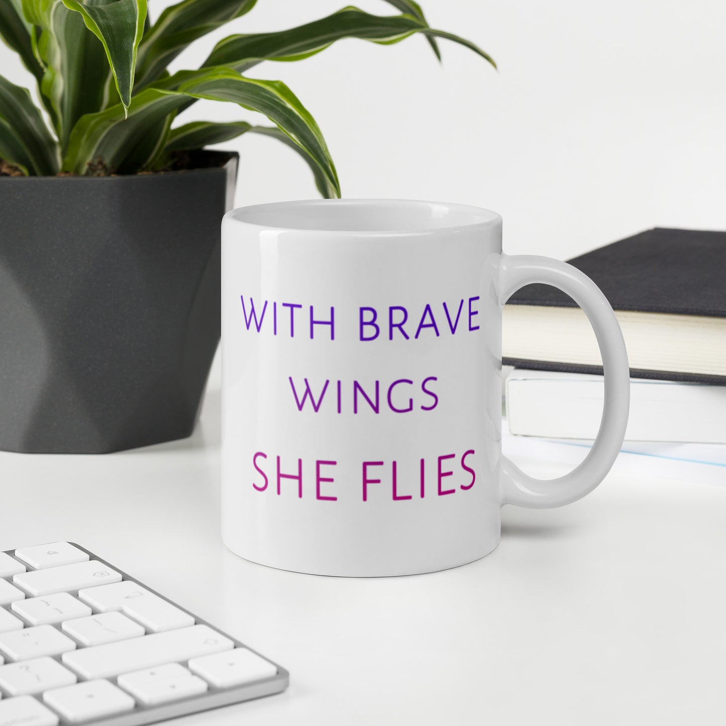 With Brave Wings She Flies