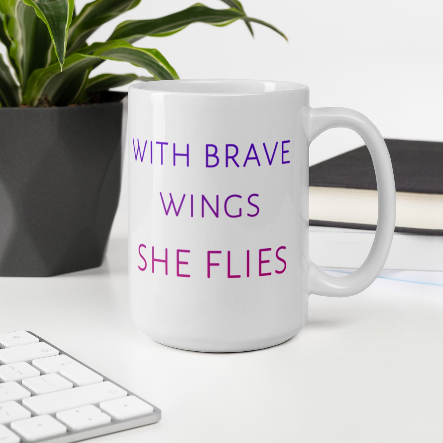 With Brave Wings She Flies